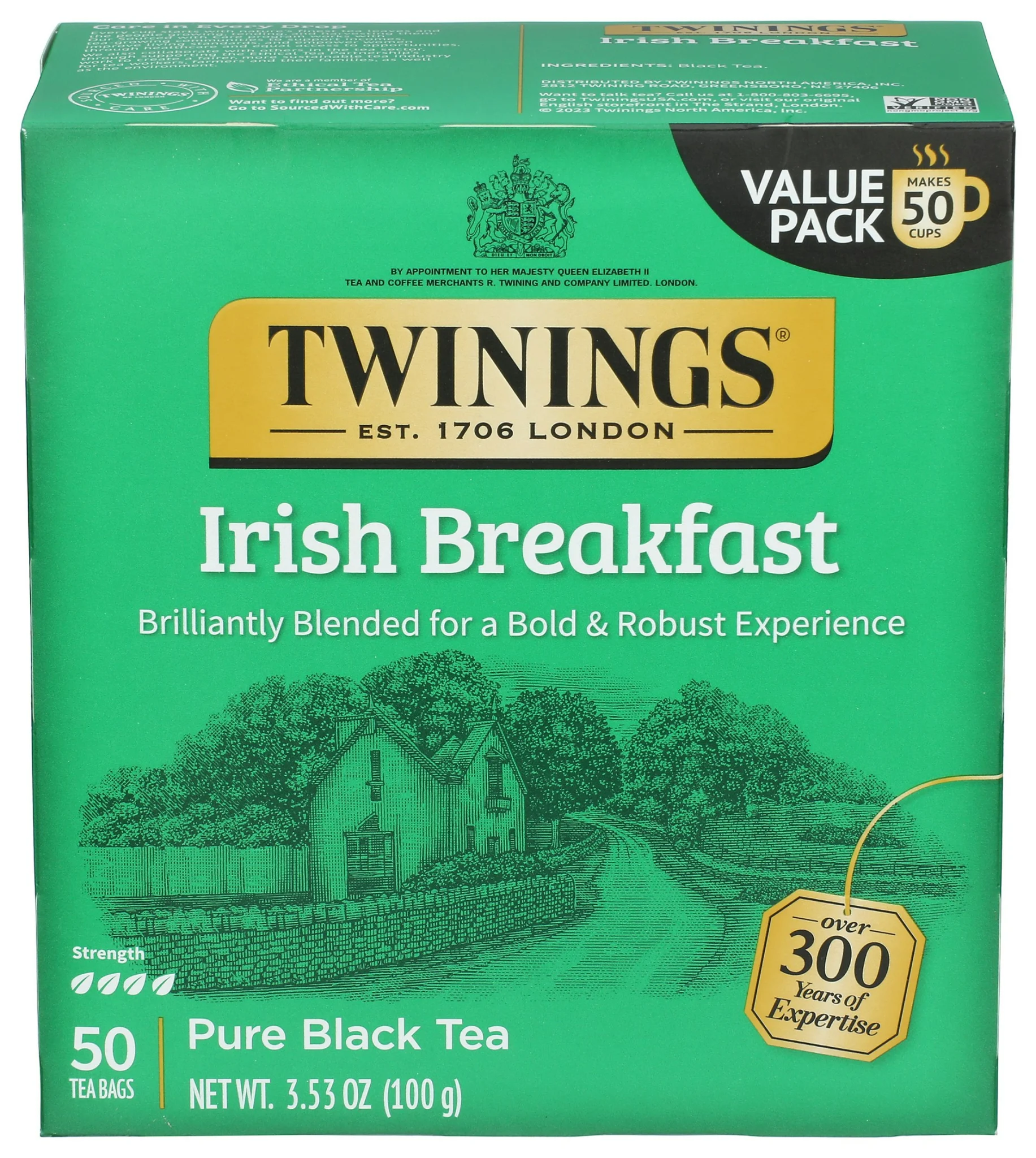 Twinings Irish Breakfast Black Tea Bags