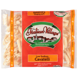 Italian Village Homestyle Pasta Low Sodium Cavatelli