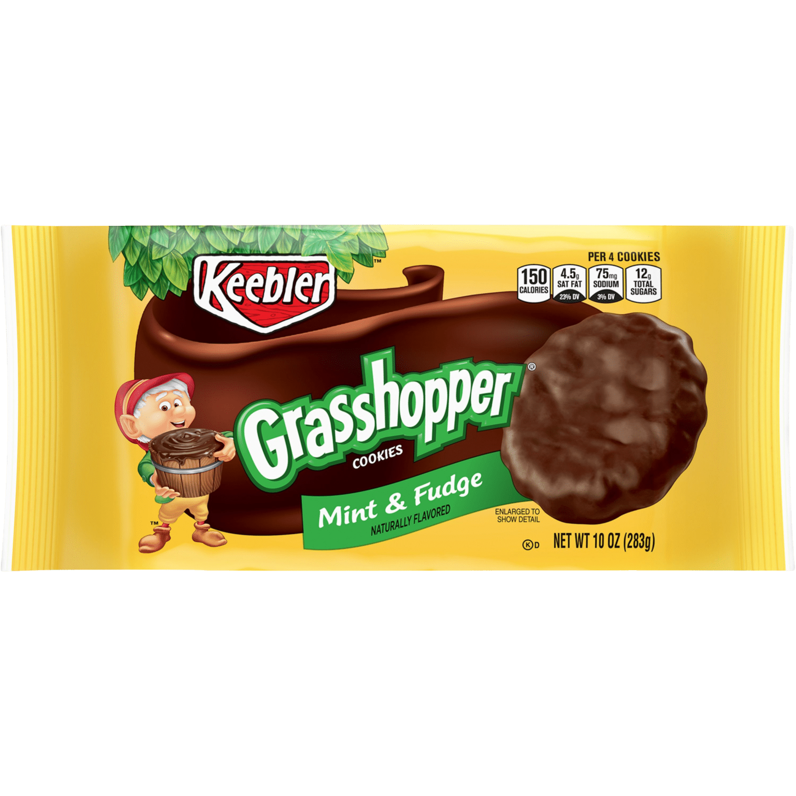 Keebler Grasshopper Cookies Mint and Fudge