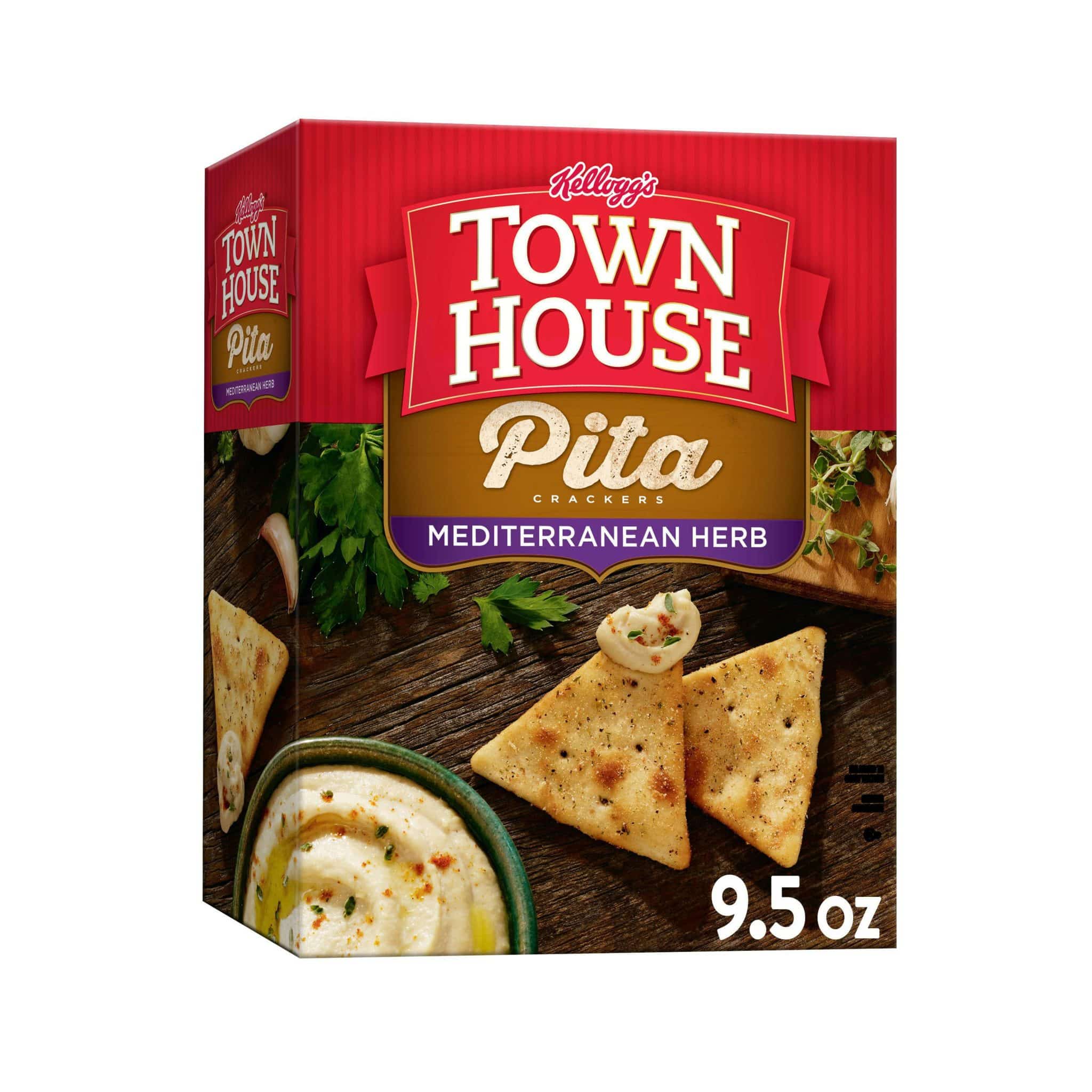 Town House Pita Crackers Mediterranean Herb