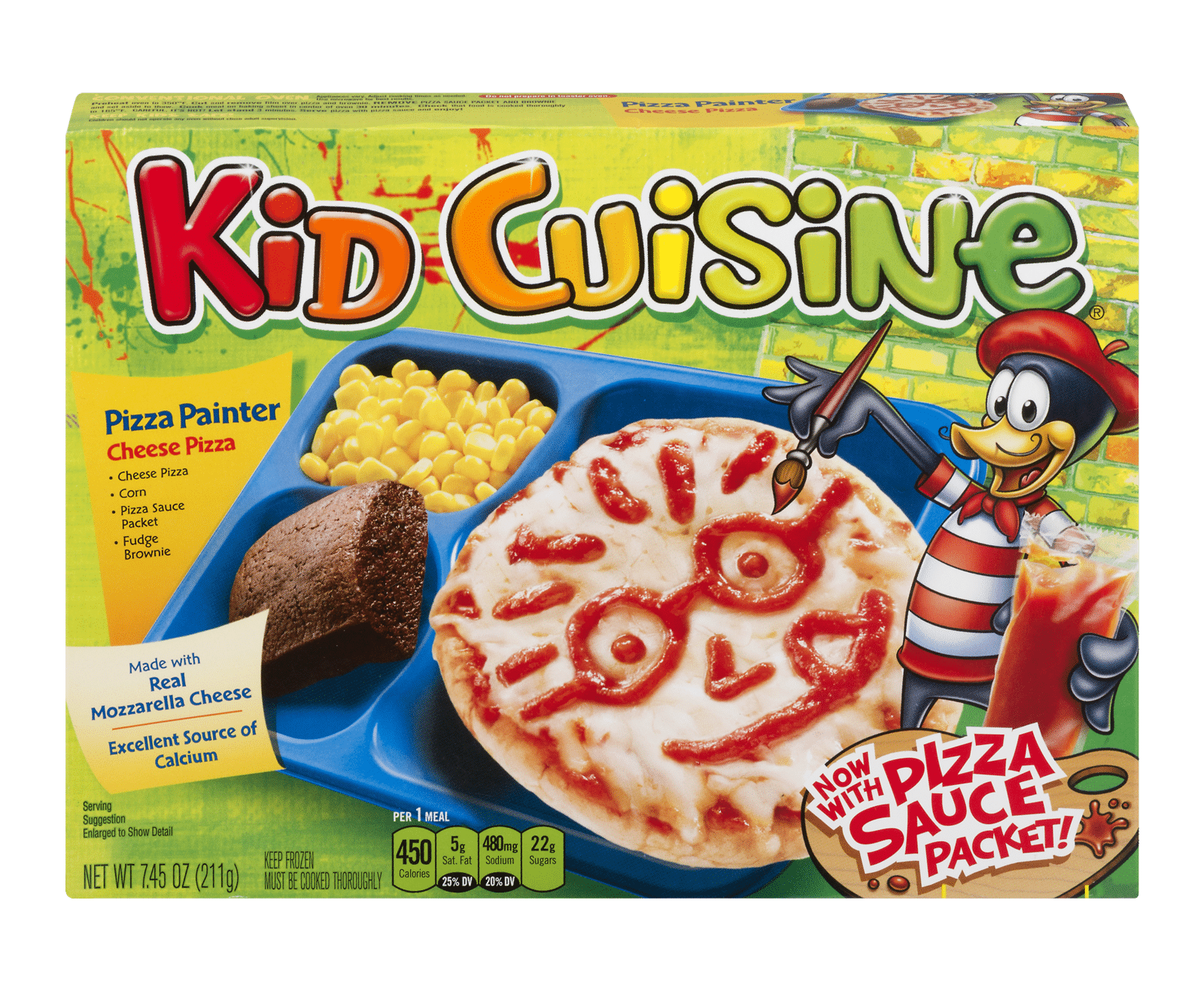 Kid Cuisine Pizza Painter Cheese Pizza