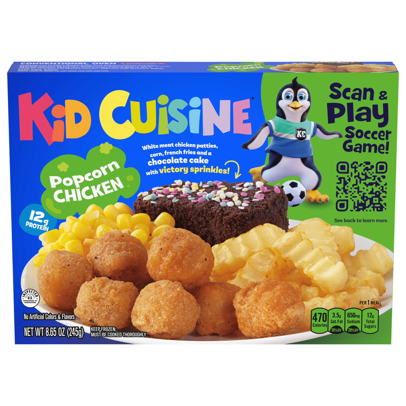 Kid Cuisine Popcorn Chicken Meal