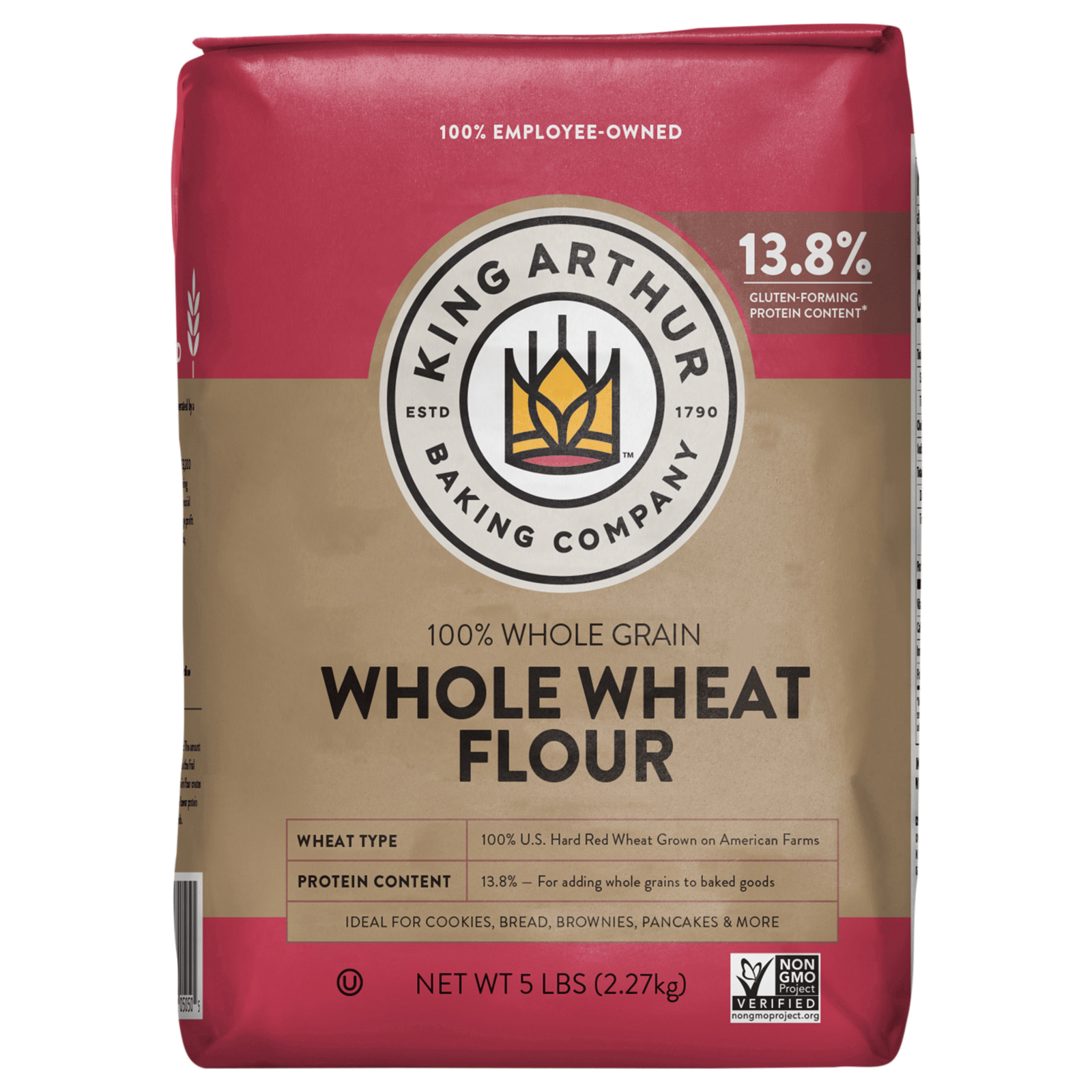 King Arthur Baking Company Flour Whole Wheat