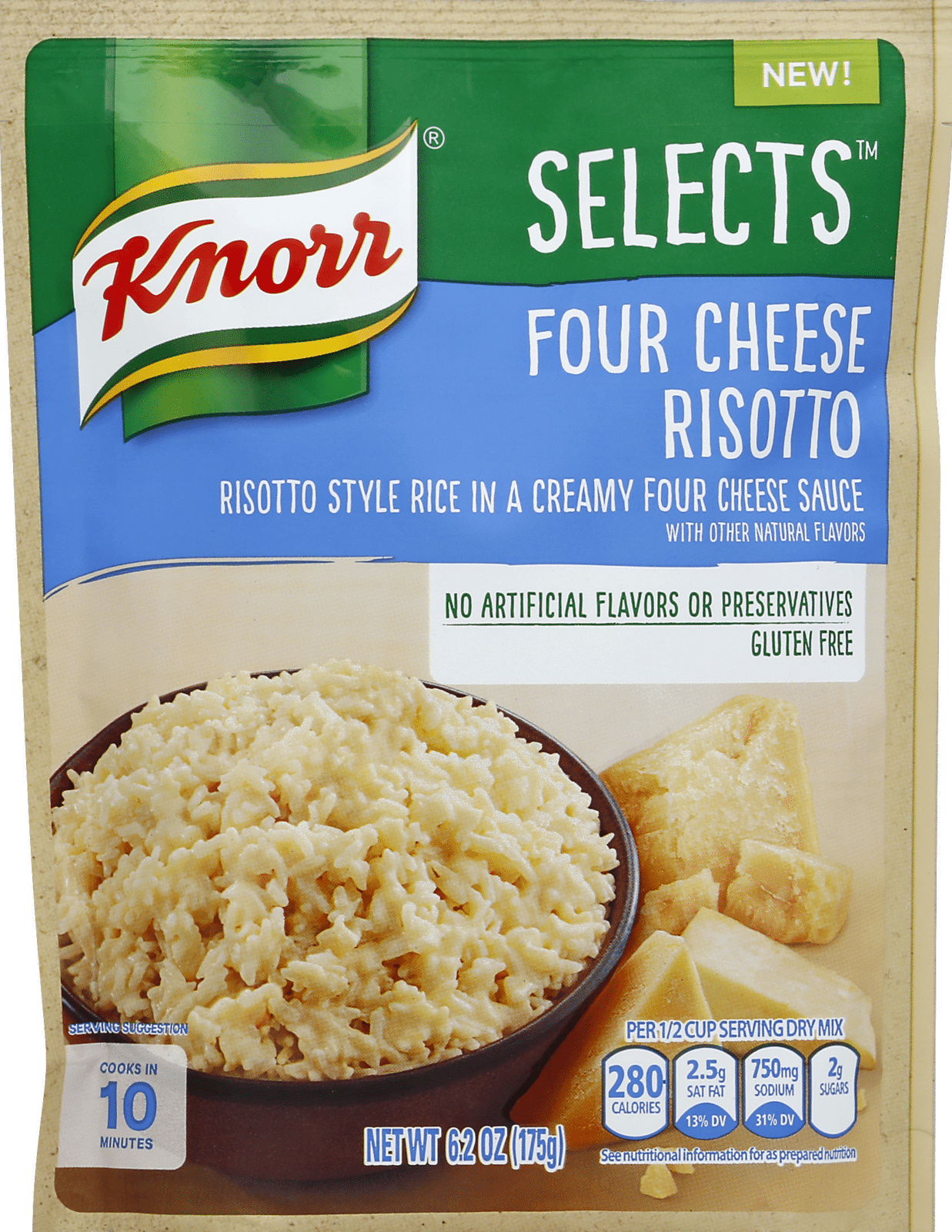 Knorr Selects Rice Side Dish Four Cheese Risotto