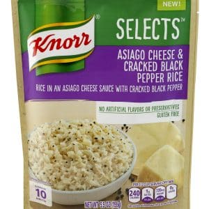 Knorr Selects Rice Side Dish Asiago Cheese & Cracked Black Pepper