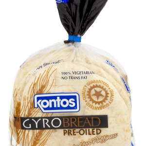 Kontos Gyro Bread Pre-Oiled