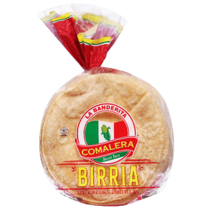 La Banderita Comalera Spiced Corn Birria Tortillas