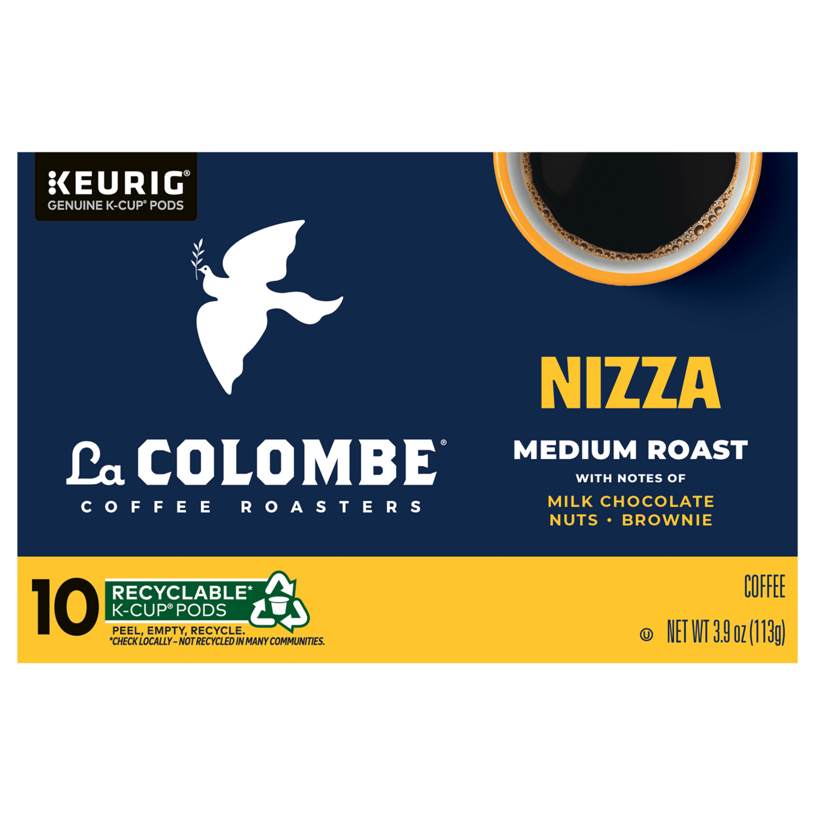La Colombe Coffee Roasters Nizza Medium Roast Coffee K-Cup Pods