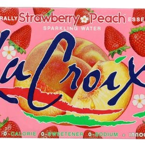 Lacroix Strawberry Peach Sparkling Water