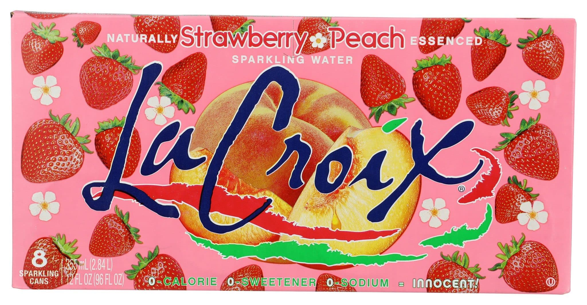Lacroix Strawberry Peach Sparkling Water