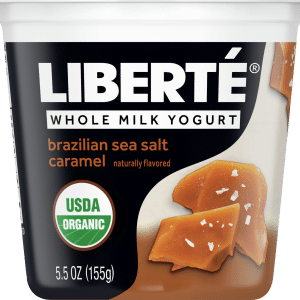 Liberte Organic Whole Milk Brazilian Sea Salt Caramel Yogurt