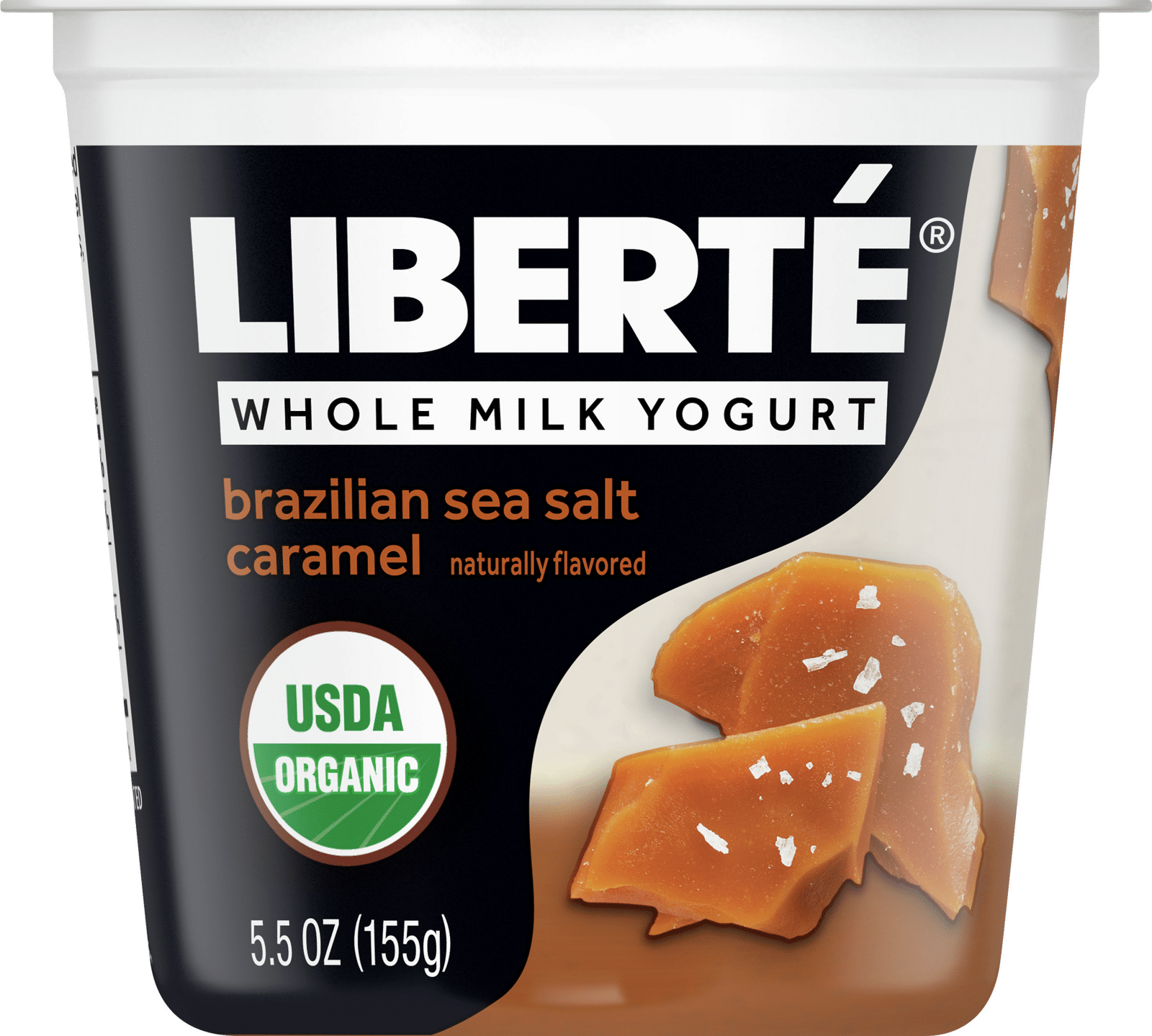 Liberte Organic Whole Milk Brazilian Sea Salt Caramel Yogurt