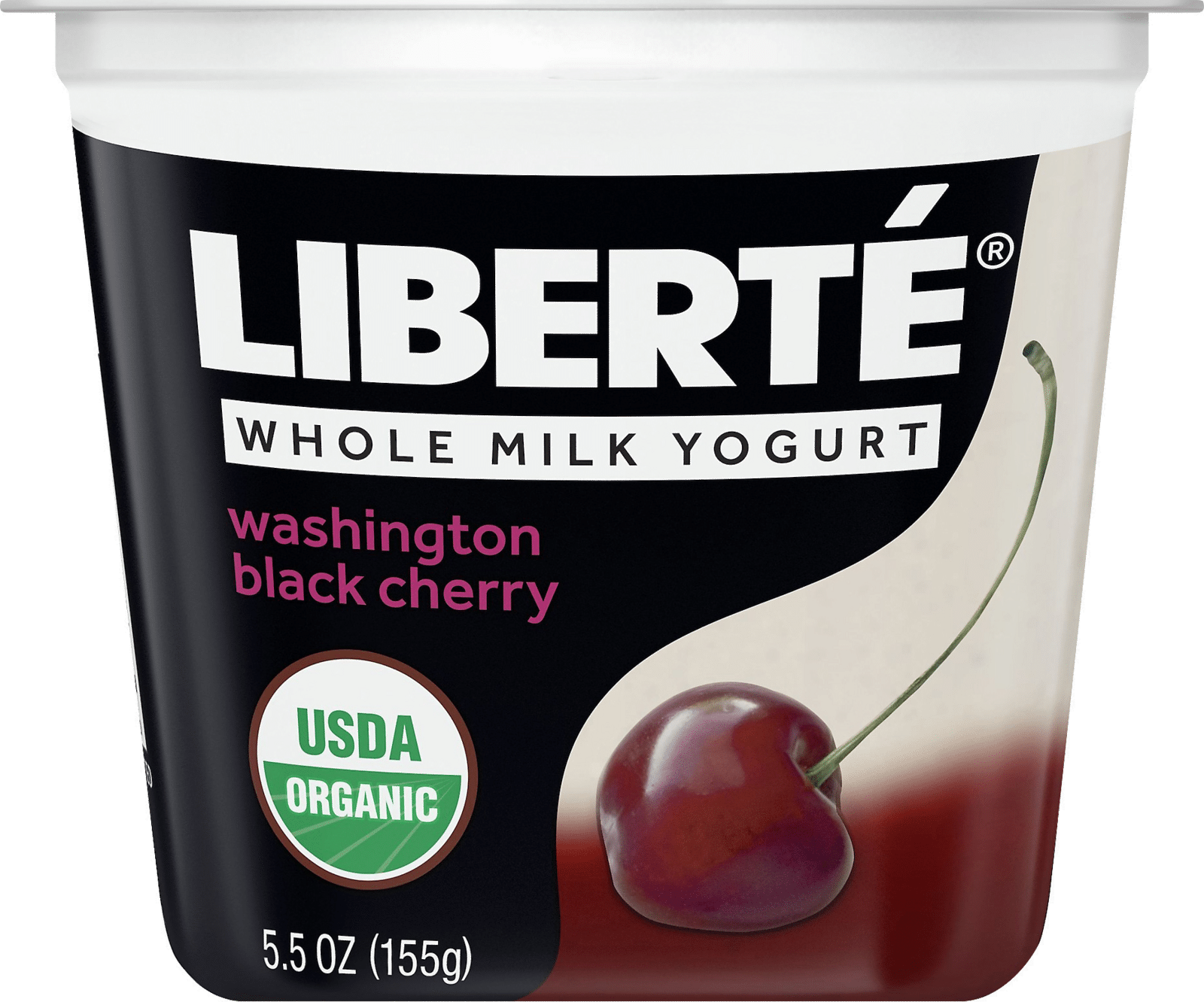 Liberte Whole Milk Washington Black Cherry Yogurt