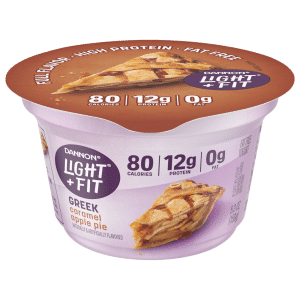 Dannon Light & Fit Nonfat Greek Yogurt Caramel Apple Pie
