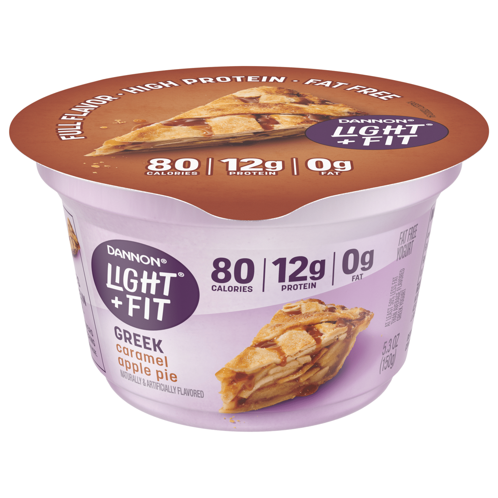 Dannon Light & Fit Nonfat Greek Yogurt Caramel Apple Pie