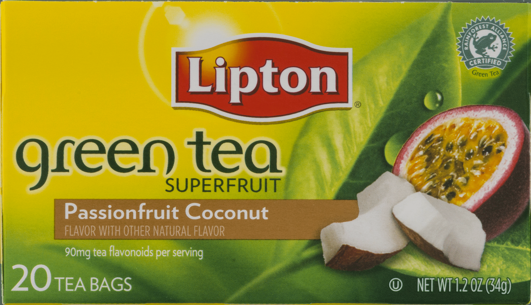 Lipton Green Tea Superfruit Passionfruit Coconut