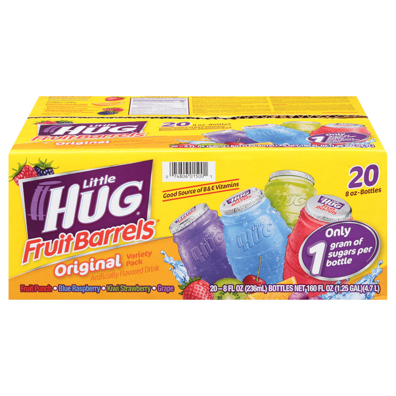 Little Hug Fruit Barrels Original Variety Pack Drink