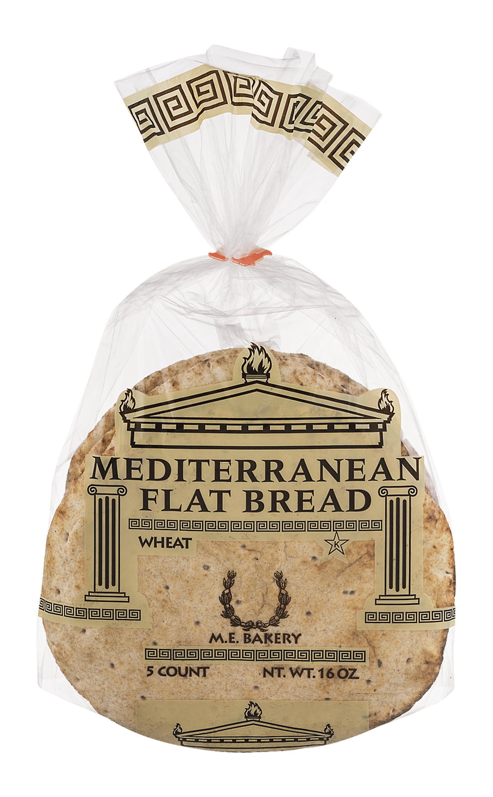 M.E. Bakery Mediterranean Flat Bread Wheat