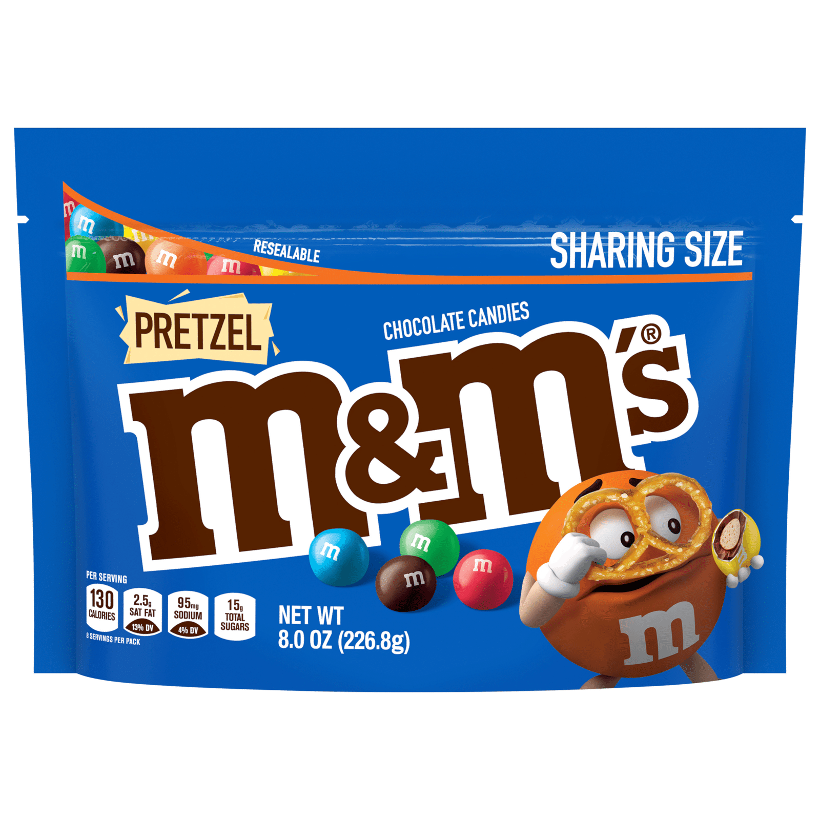 M&M's Pretzel Stand Up Pouch