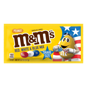 M&M's Peanut Red White & Blue Mix