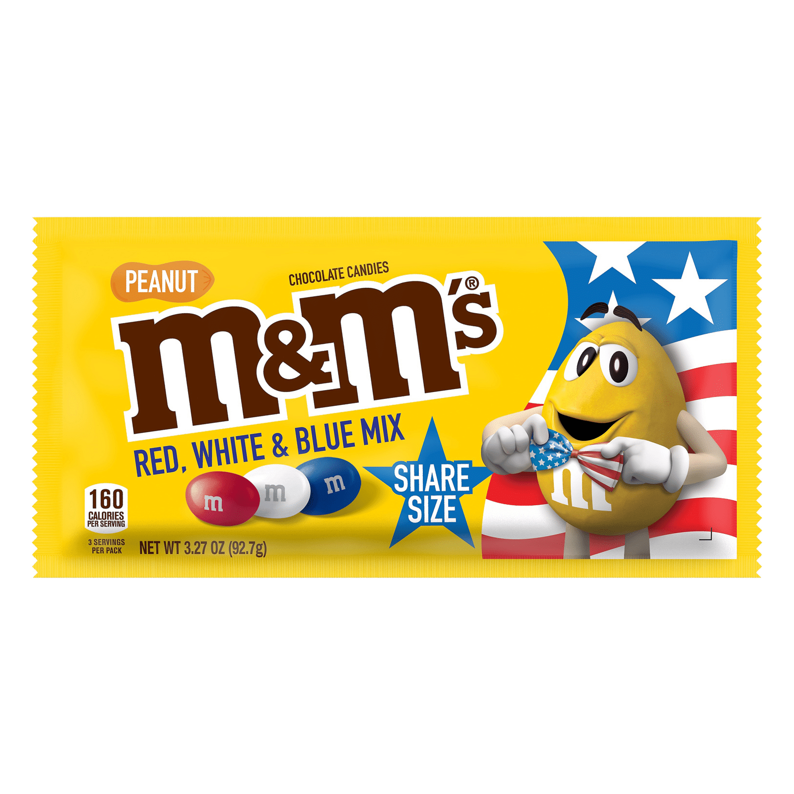 M&M's Peanut Red White & Blue Mix