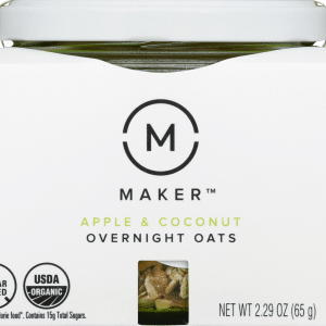 Maker Overnight Oats Apple and Coconut