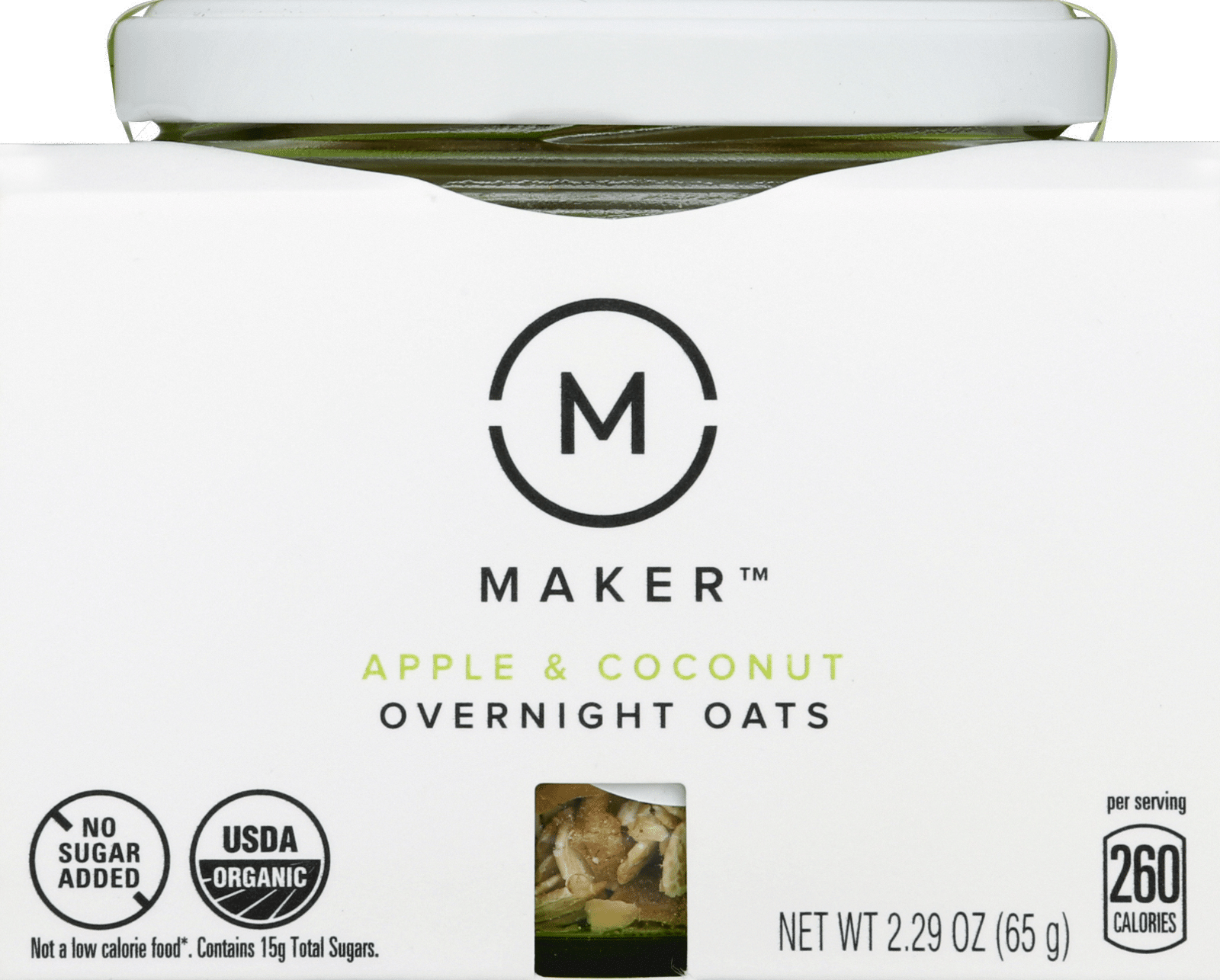 Maker Overnight Oats Apple and Coconut