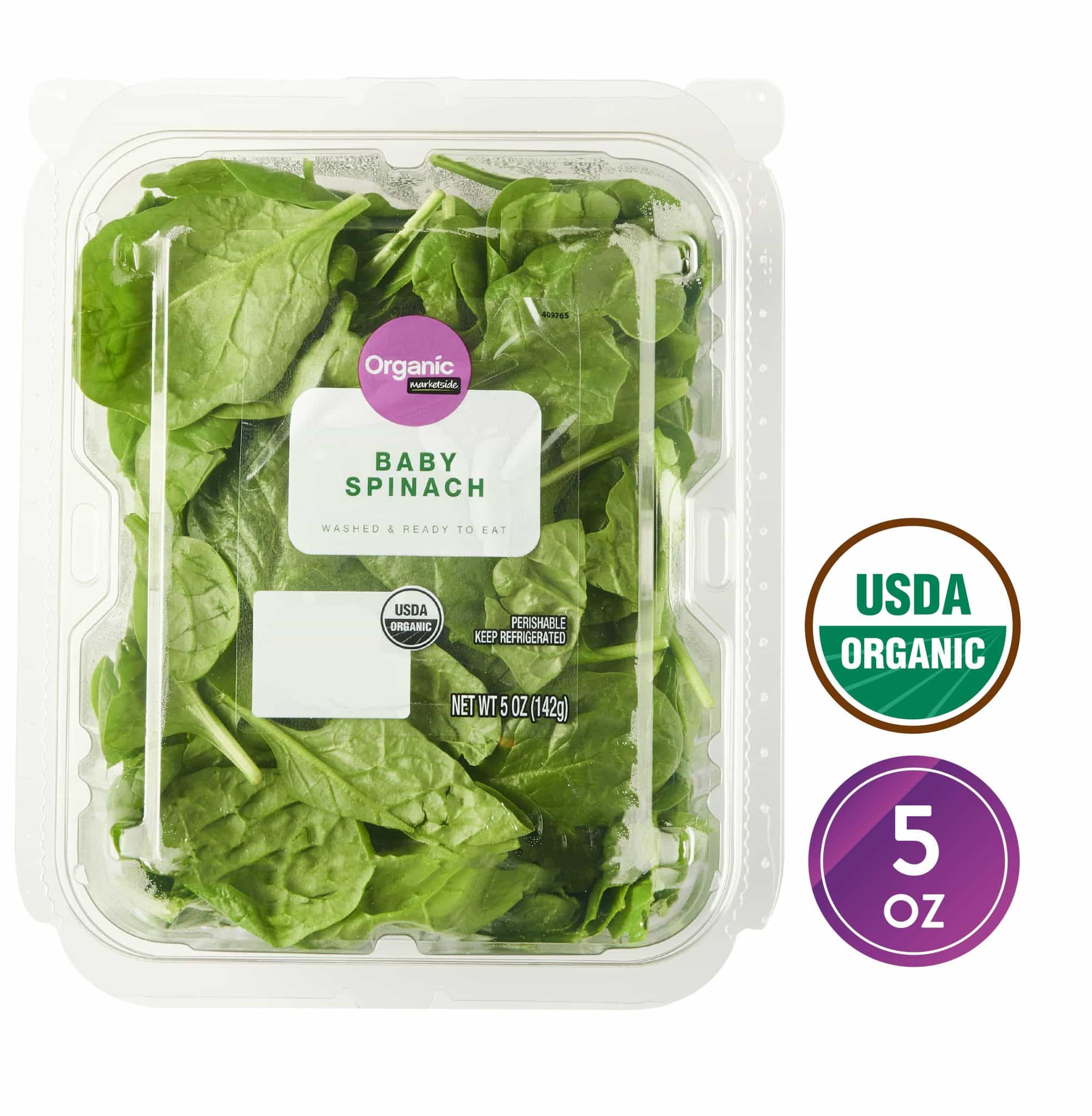 Marketside Organic Baby Spinach