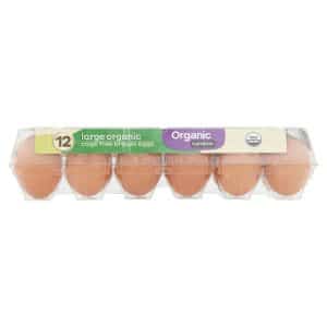 Marketside Cage Free Large Brown Eggs Organic