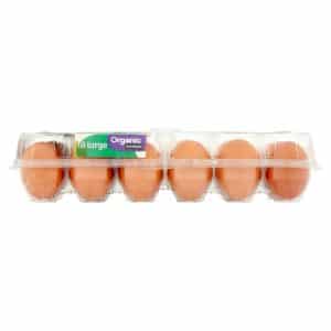Marketside Cage Free Large Brown Eggs Organic