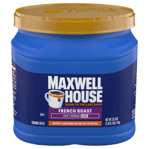 Maxwell House Dark French Roast Ground Coffee Caffeinated