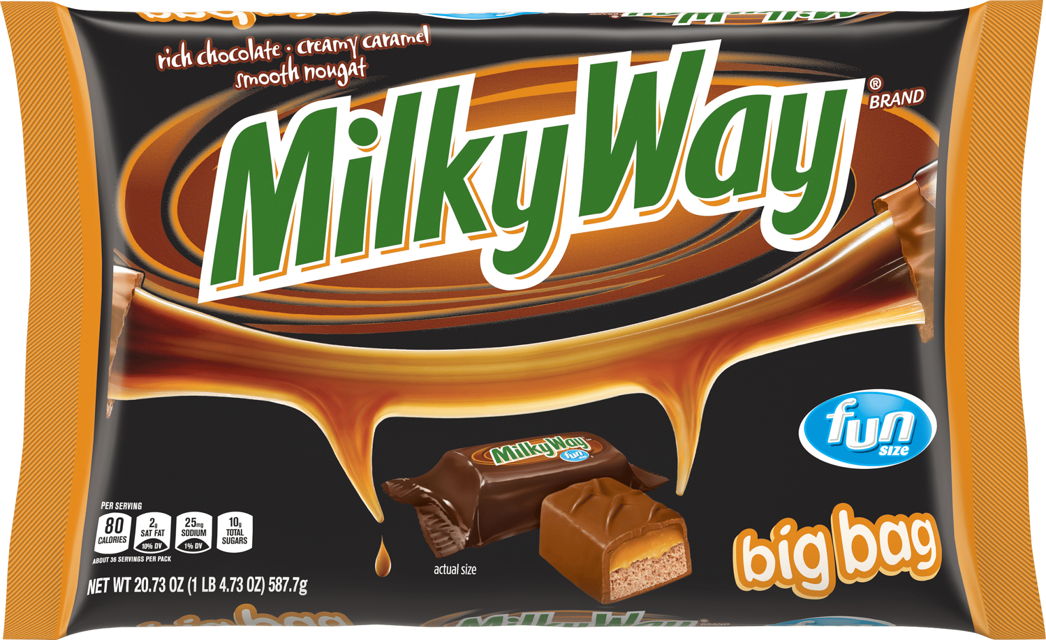 Milky Way Fun Size Halloween Candy Bag