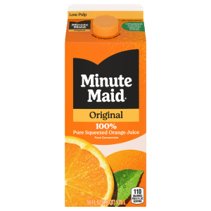 Minute Maid Orange Juice Carton