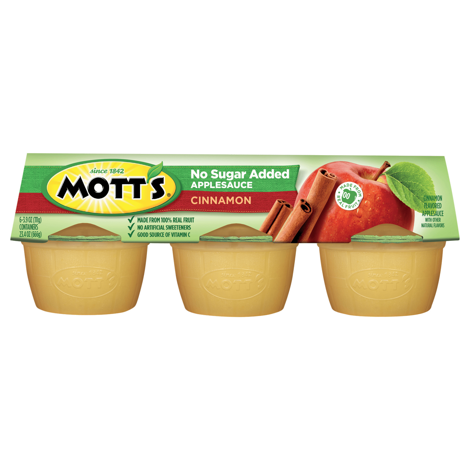 Mott's No Sugar Added Cinnamon Applesauce