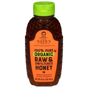 Nature Nate's Honey Co. 100% PURE ORGANIC RAW & UNFILTERED HONEY