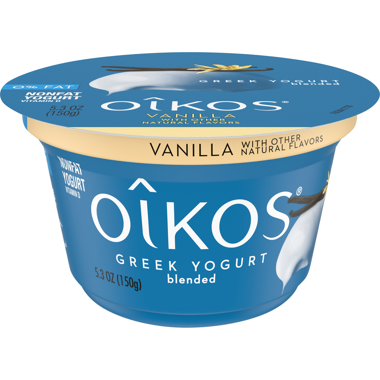 Oikos Blended Non Fat Greek Vanilla Yogurt