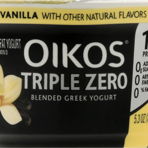 Oikos Triple Zero Blended Greek Nonfat Yogurt Vanilla
