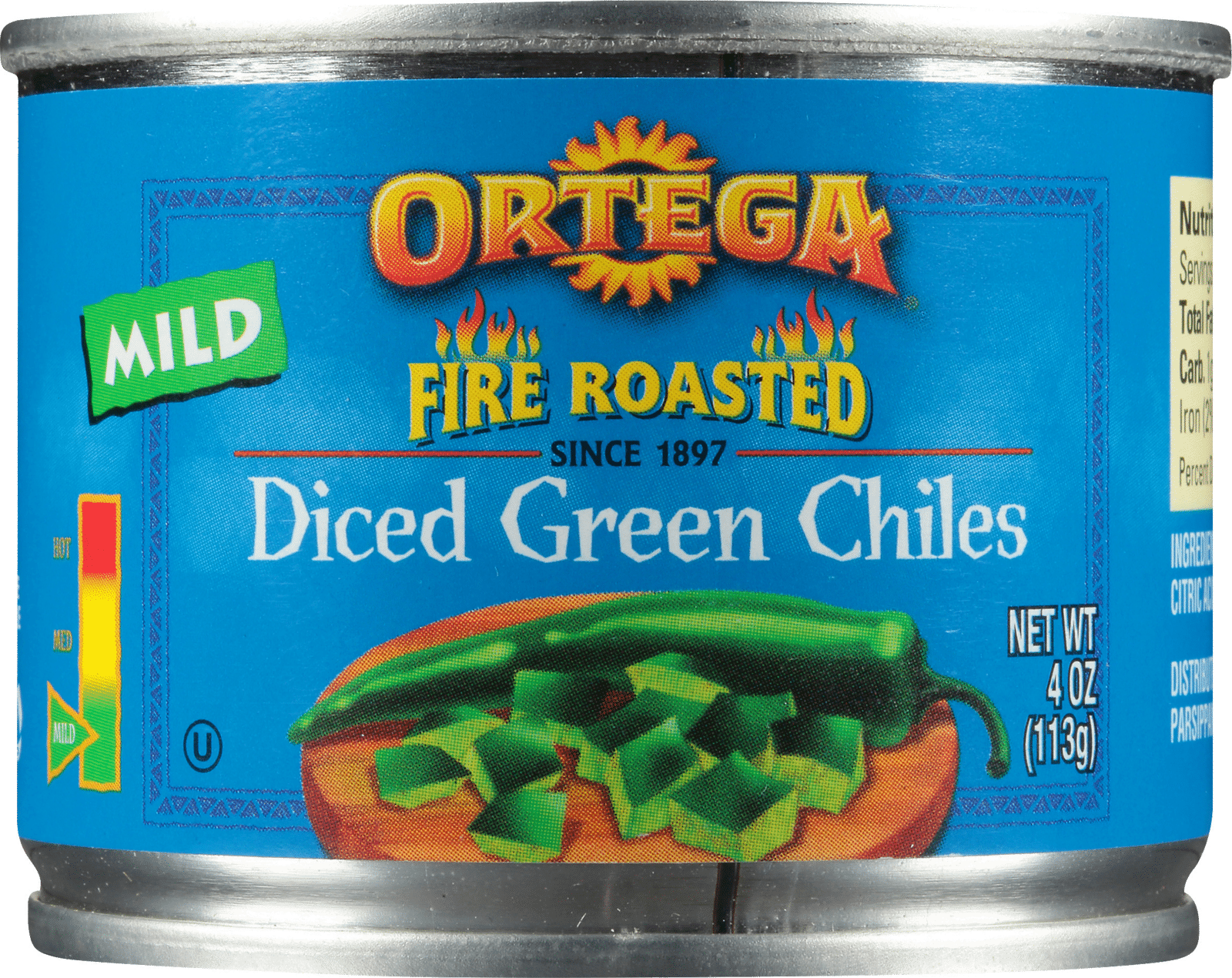 Ortega Mild Diced Green Chiles