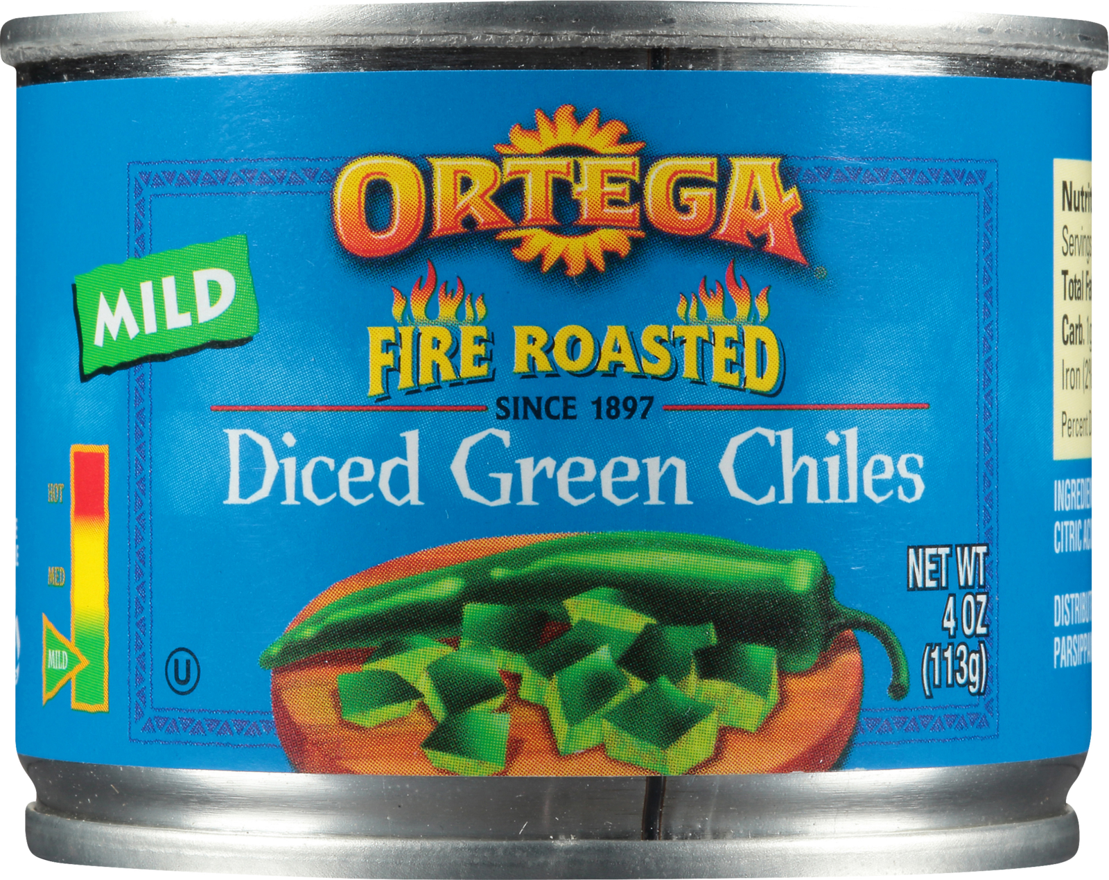 Ortega Mild Diced Green Chiles