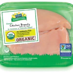 PERDUE Harvestland Organic Fresh Boneless Skinless Chicken Breasts