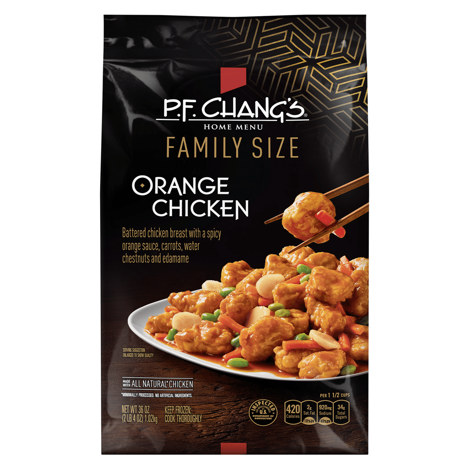 PF Changs Home Menu Family Size Orange Chicken