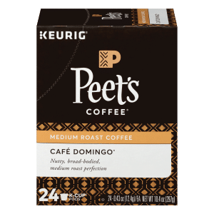 Peets Coffee Cafe Domingo Medium Roast K-Cup Pods
