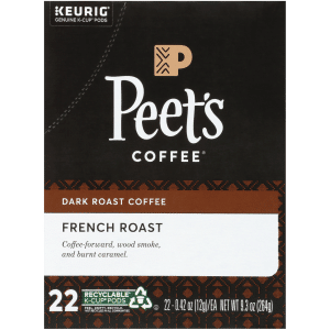 Peet's Coffee French Roast Dark Roast Coffee K-Cup Pods