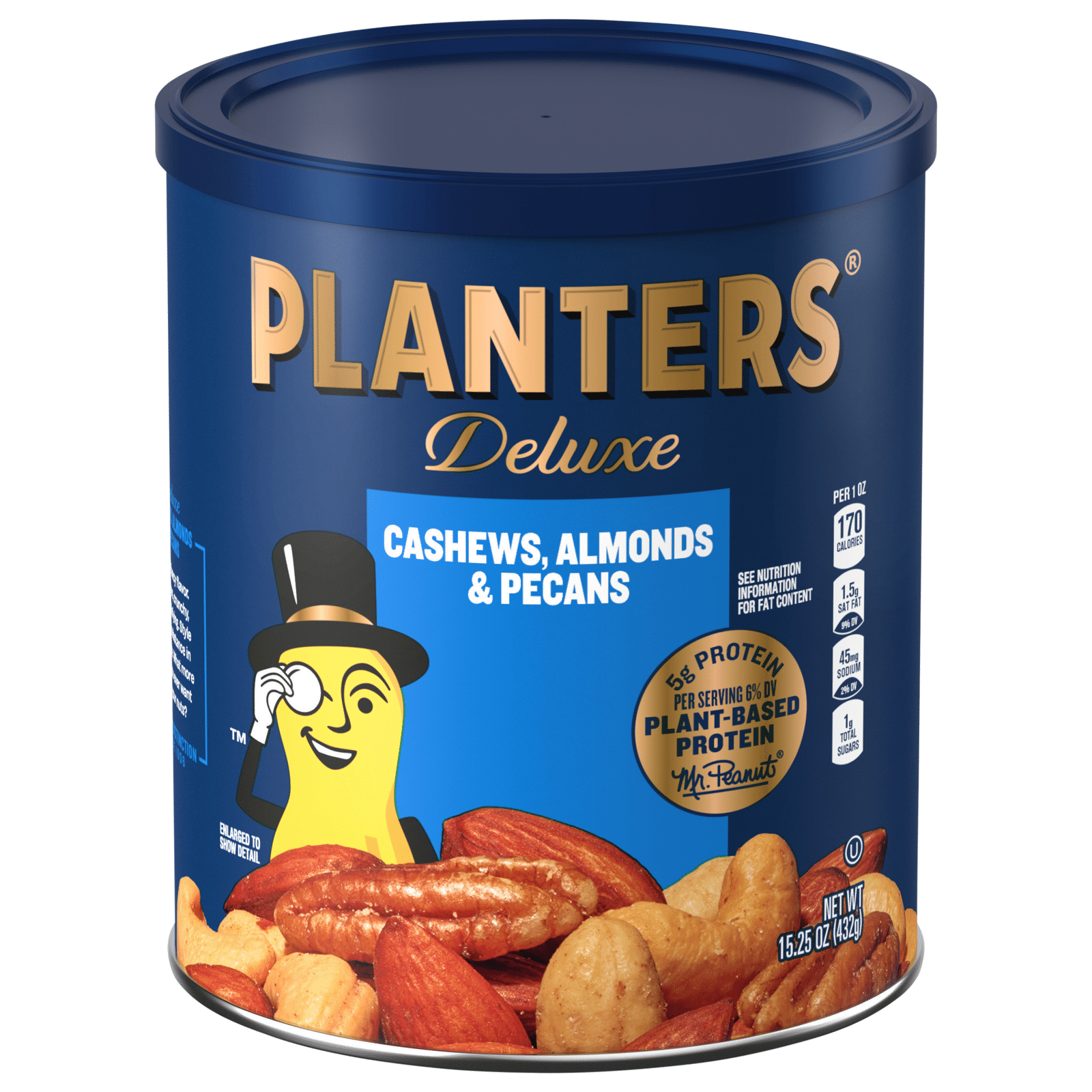 Planters Deluxe Cashews Almonds and Pecans