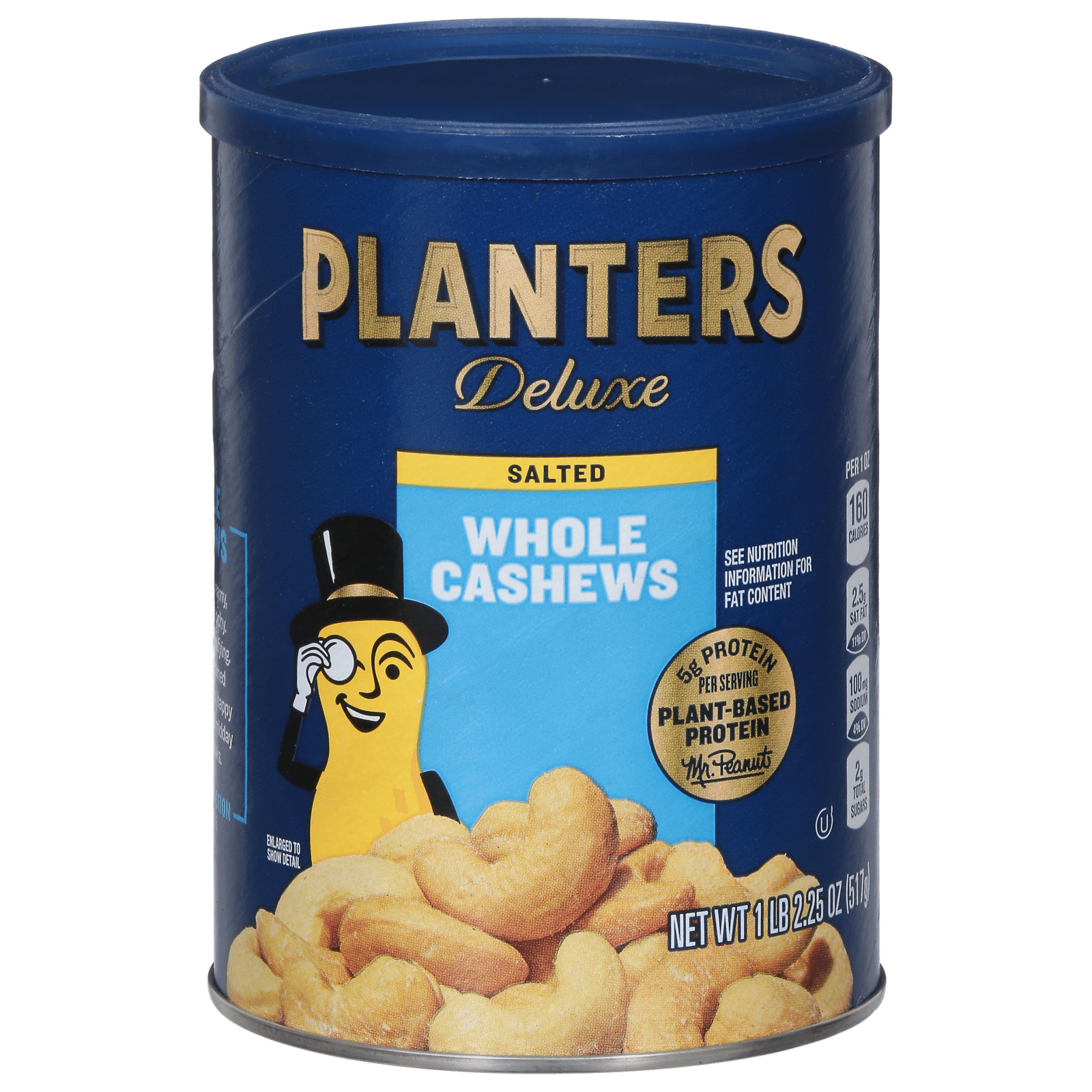 Planters Deluxe Whole Cashews Salted