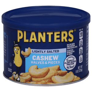 Planters Halves & Pieces Cashews Lightly Salted