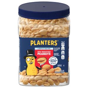 Planters Dry Roasted Peanuts Lightly Salted