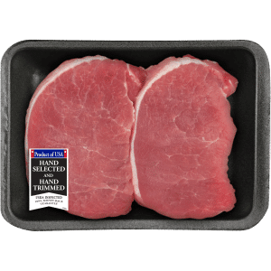 Pork Center Cut Loin Chops Thick Boneless