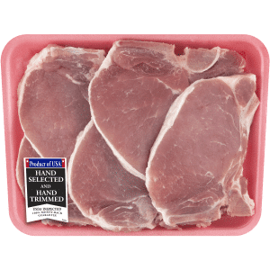 Pork Center Cut Loin Chops Thin Bone-In