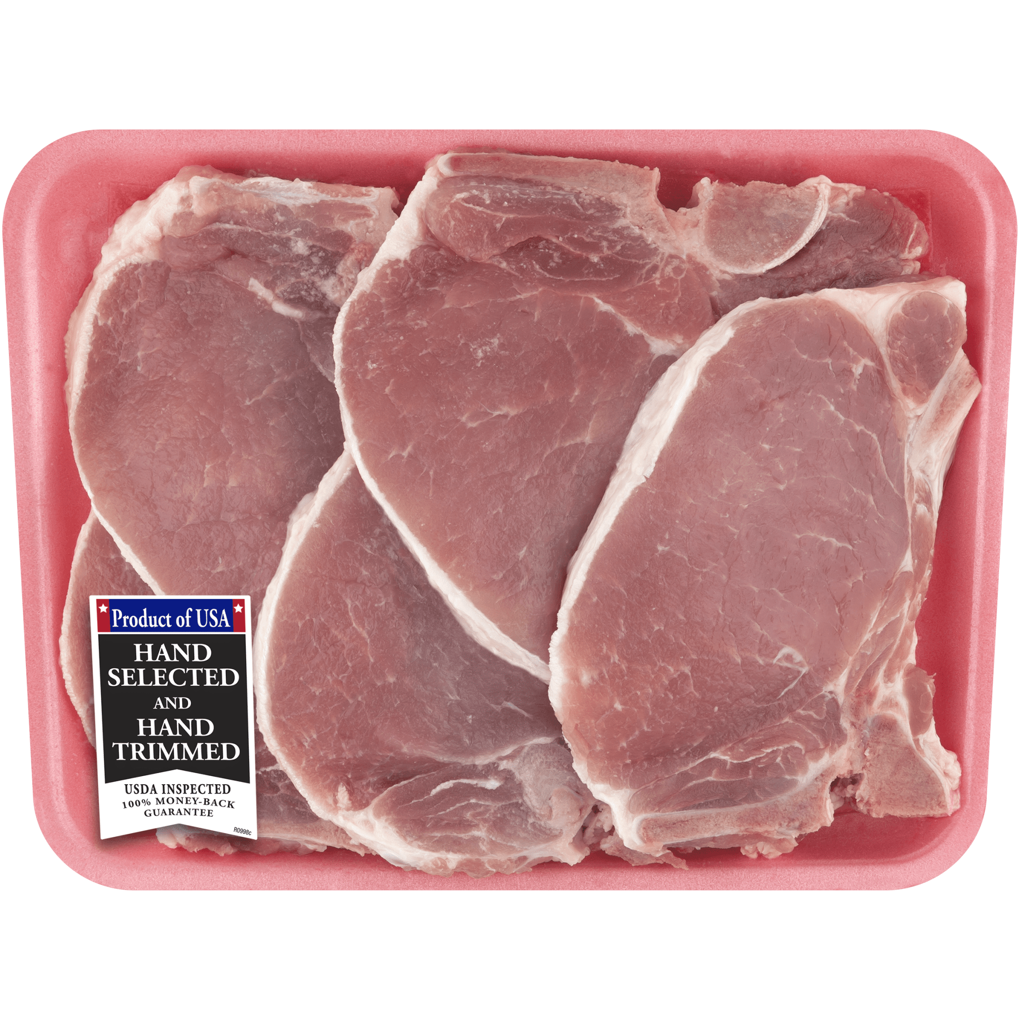 Pork Center Cut Loin Chops Thin Bone-In